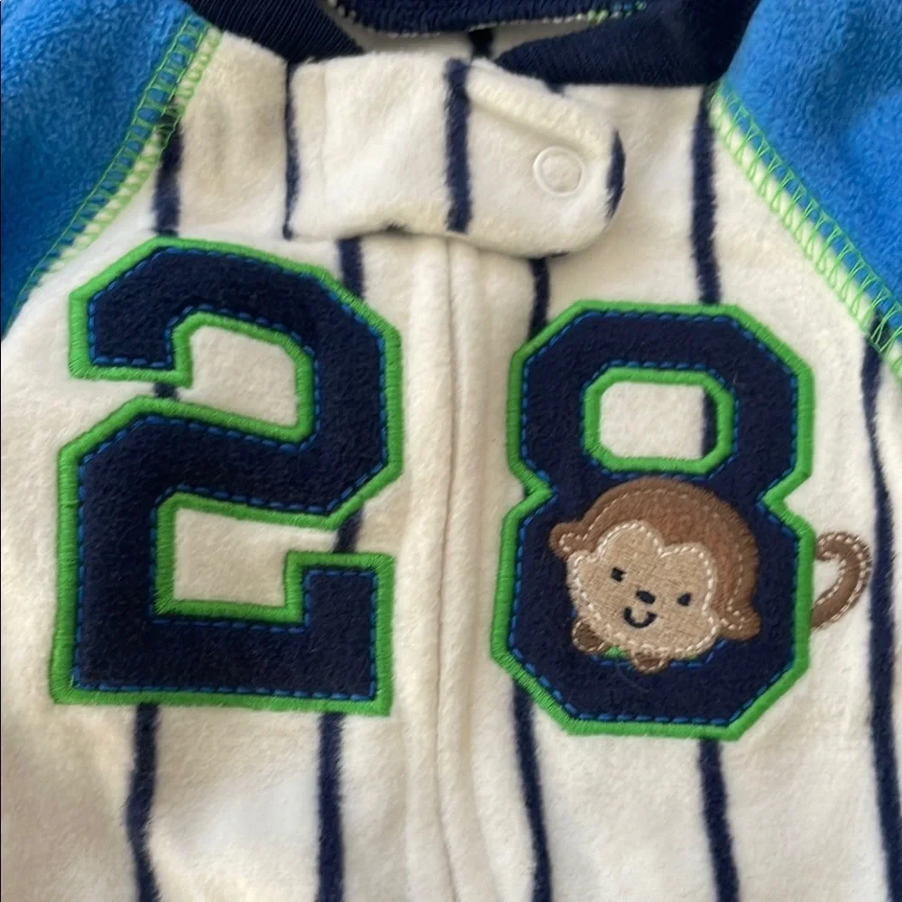 NWT Child of Mine Penguin and Sports Themed Fleece Footies